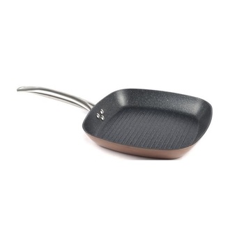 Tigaie grill turnata , interior granit, 28 x 2.8 cm Tigaie grill turnata , interior granit, 28 x 2.8 cm