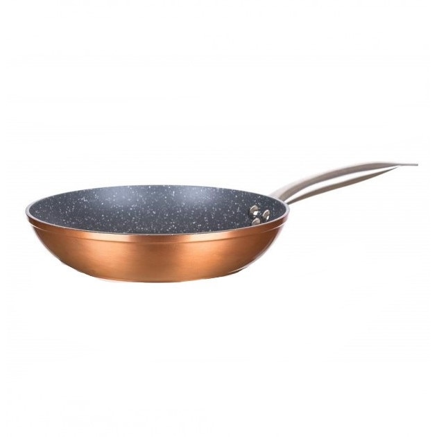 Tigaie turnata , interior granit, 28 cm