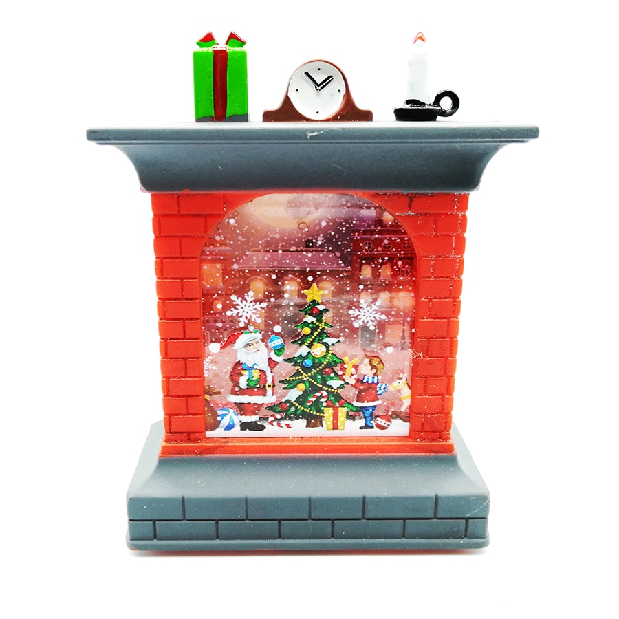 Semineu Craciun led multicolor 12 cm