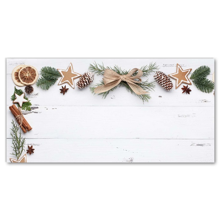 Pictura acrilica. decoratiuni de perete. Turta dulce de vacanta de Craciun. 140x70 cm