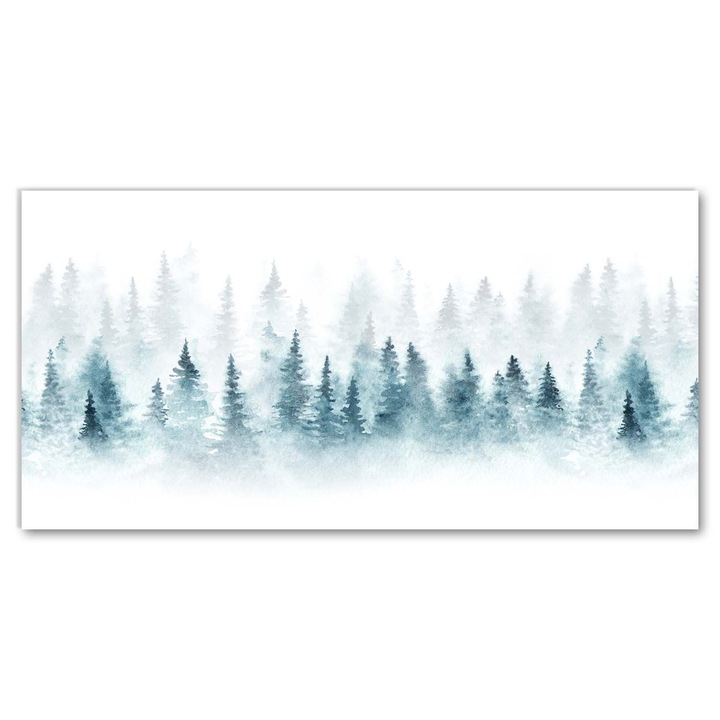 Vászon festmény, Tulup, 140x70 cm, Fali dekoráció, Albero Natale, Többszínű, 010030010100000010703