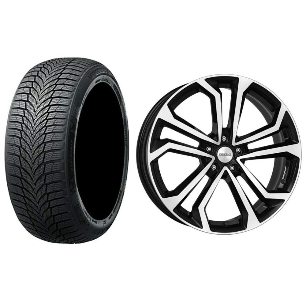 Roata completa Toyota RAV4 janta aliaj Dezent TA Dark 7.5x17 + anvelopa iarna Nexen Winguard Sport2 225/65R17 102H + Senzor presiune ALCAR