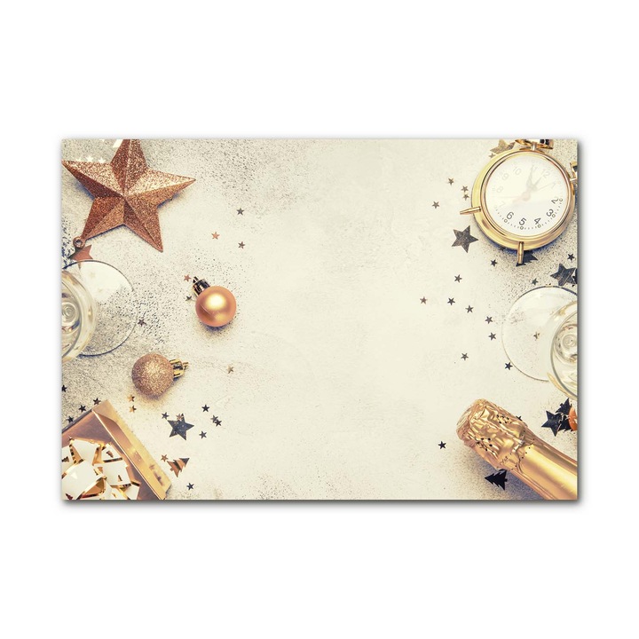 Pictura acrilica. decoratiuni de perete. Craciun de Craciun. 100x70 cm