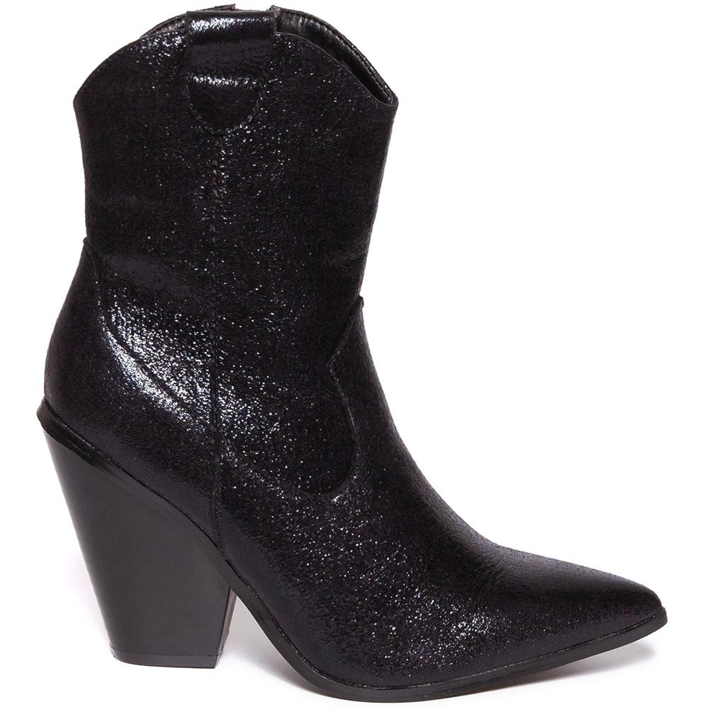 Botine dama Nurly, Negru, Negru