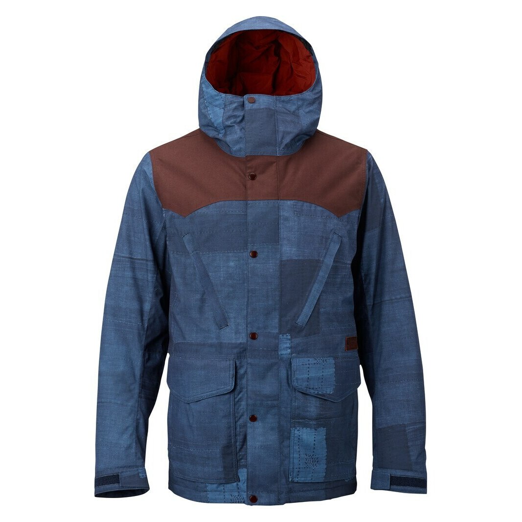 Geaca Burton Foldsom Inhobo, Albastru / Maro, XS