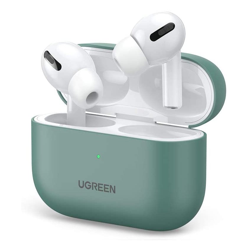Husa de protectie pentru Airpods Pro, Ugreen, Silicon, Verde