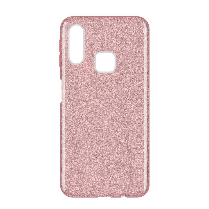 Защитен калъф, бляскав калъф, Motorola Moto G5S, розов