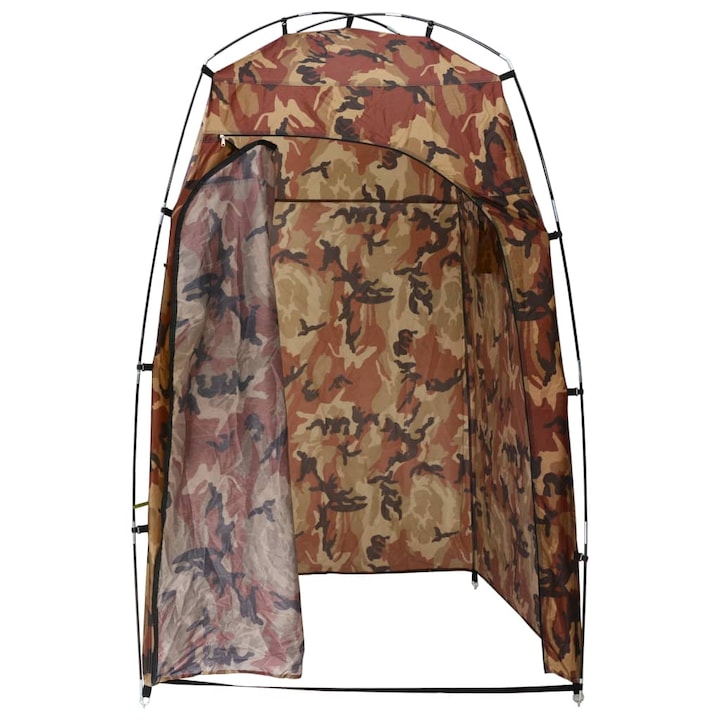 vidaXL terepszínű tusoló/wc/öltöző sátor