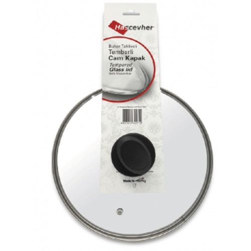 Capac sticla termorezistenta Hascevher 24cm pentru oale si tigai