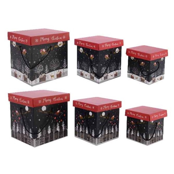 Cutie pentru cadou - Village Giftbox - mai multe modele, Cu model