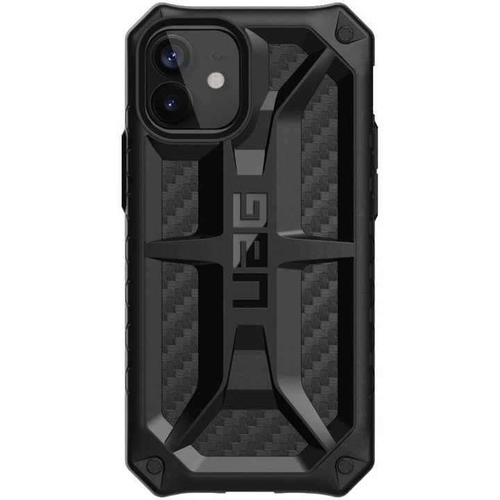 Husa de protectie UAG Monarch Series pentru iPhone 12 Mini, Carbon Fiber