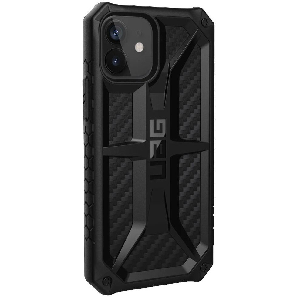 Husa de protectie UAG Monarch Series pentru iPhone 12 / 12 Pro, Carbon Fiber