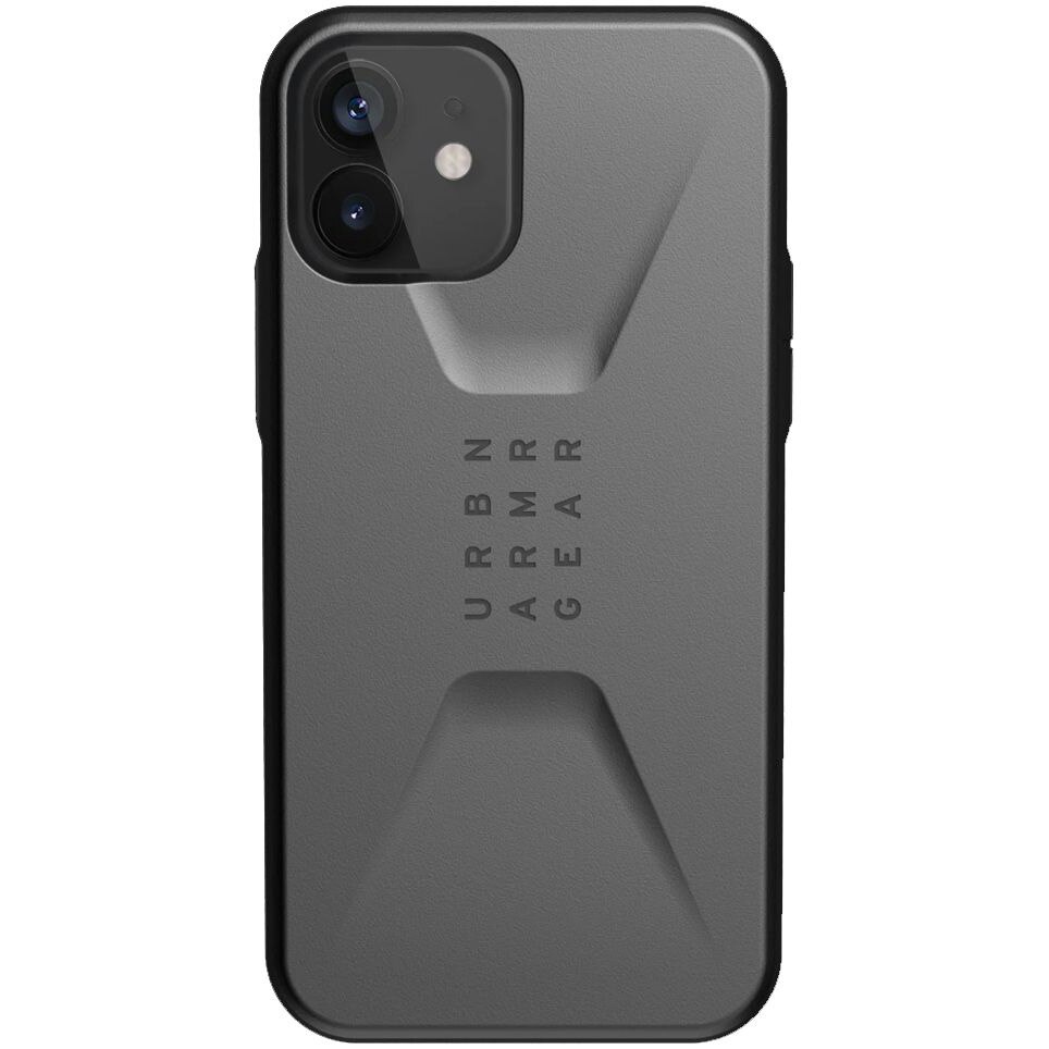 Husa de protectie UAG Civilian Series pentru iPhone 12 / 12 Pro, Silver