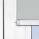 Термонепрозрачна текстилна ролетна щора, R+R, 68 см x 215 см, балкон, сива