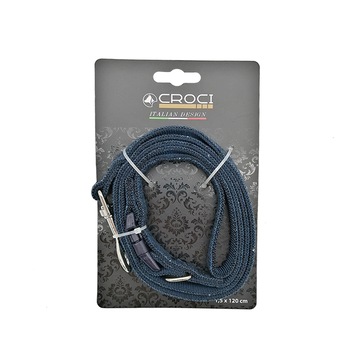 Lesa pentru caine, Croci, 1.5x 120 cm, bleumarin, C7274560 Lesa pentru caine, Croci, 1.5x 120 cm, bleumarin, C7274560