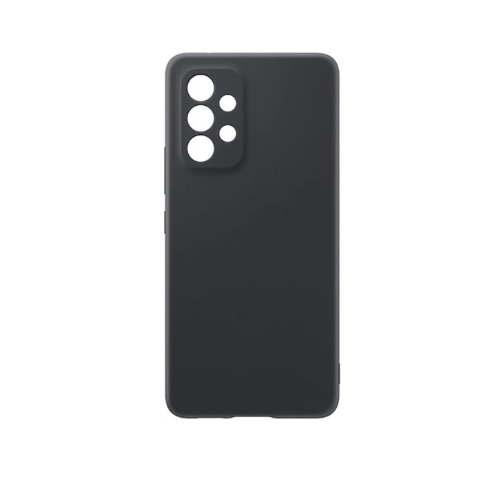 Силиконов Кейс за Samsung Galaxy A53, Противоударен, Черен