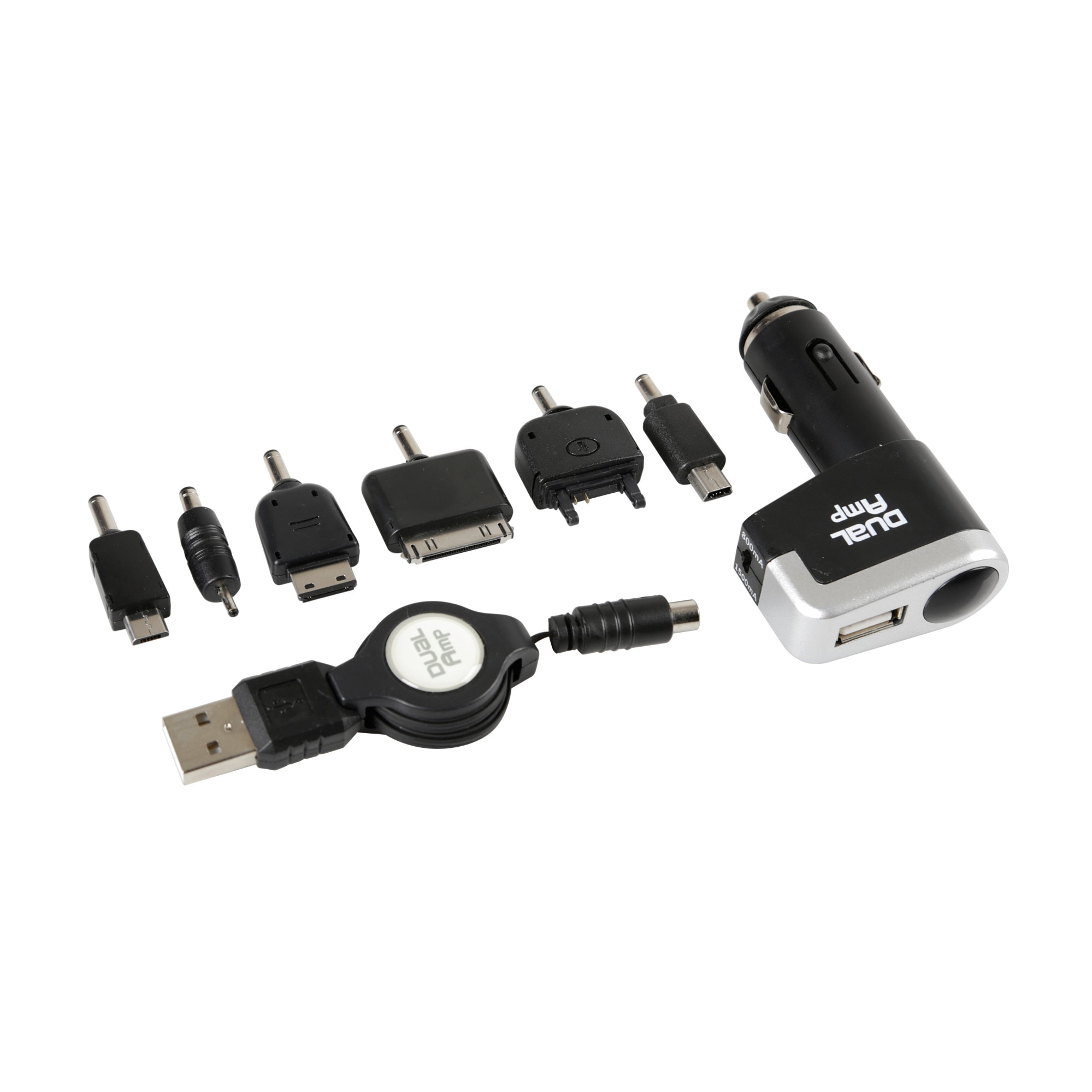 Kit incarcator priza Roll-Tech la bricheta 12/24V - 800/1500 mA