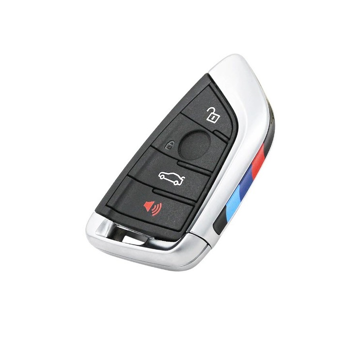 Carcasa cheie Smart Key Bmw X5 X6 F15 X6 F16 G30 , 4 butoane 2014+, neagra