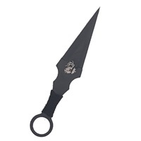 Cutit ninja de aruncat in copaci,16 cm, negru