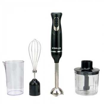 Pasator Chopper si agitator Finlux FHB-959 BX, 600W, 2 viteze, Negru Pasator Chopper si agitator Finlux FHB-959 BX, 600W, 2 viteze, Negru