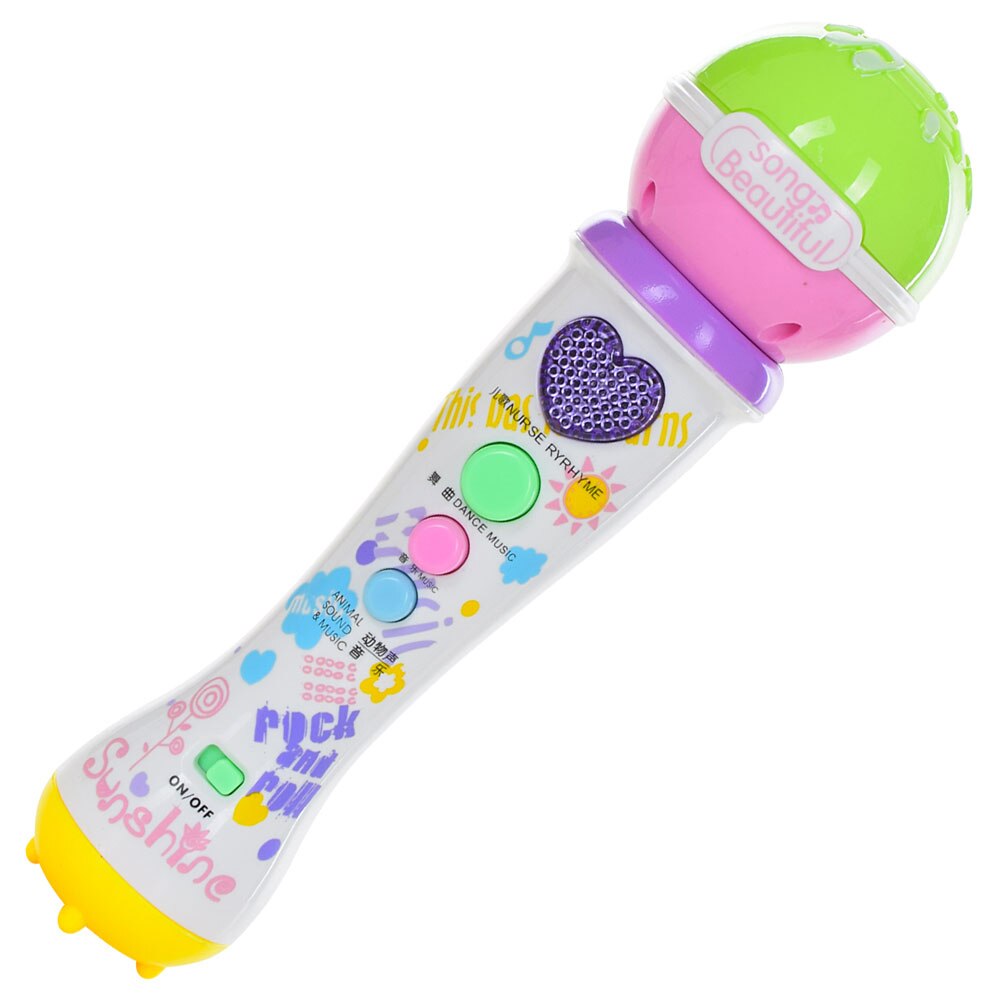 Microfon de jucarie pentru copii cu lumini si sunete
