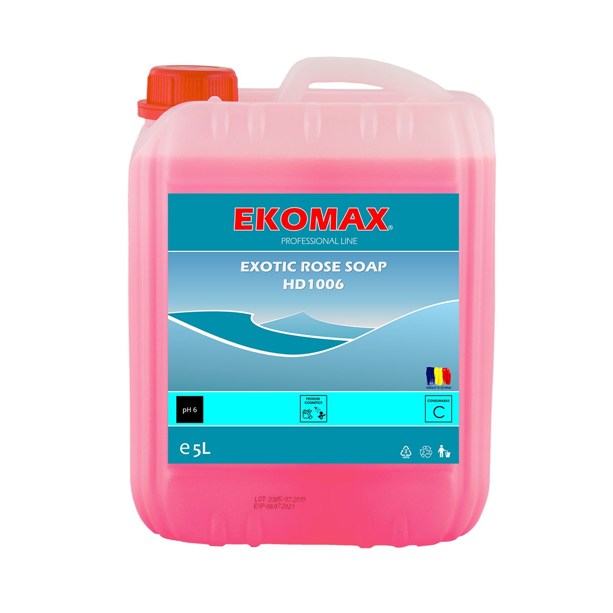 Sapun lichid Exotic Rose Soap, Canistra 5 litri