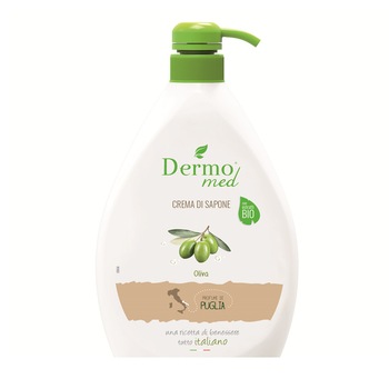 Sapun lichid crema Dermomed Bio Profumi di Puglia Olive 600ml Sapun lichid crema Dermomed Bio Profumi di Puglia Olive 600ml