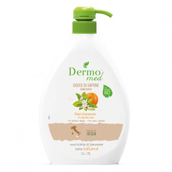 Sapun lichid crema Dermomed Bio Profumi di Sicilia Orange Blossom 600ml