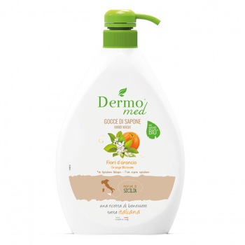 Sapun lichid crema Dermomed Bio Profumi di Sicilia Orange Blossom 600ml Sapun lichid crema Dermomed Bio Profumi di Sicilia Orange Blossom 600ml