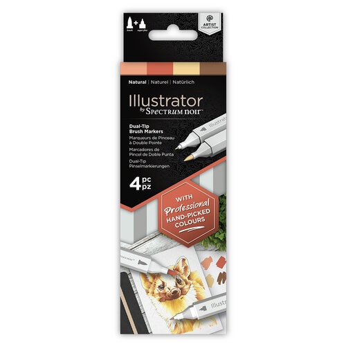 Set 4 Markere Spectrum Illustrator , Natural