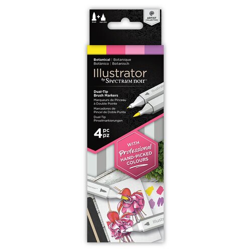 Set 4 Markere Spectrum Illustrator , Botanical