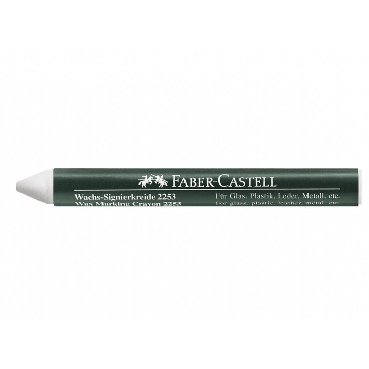 Пастел Faber-Castell 2253, Восъчен, Гланцови повърхности, Бял