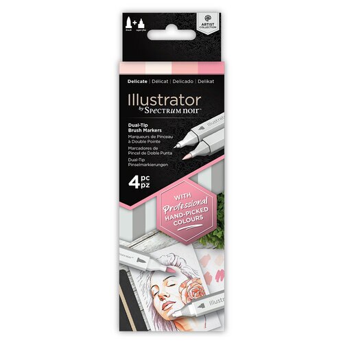 Set 4 Markere Spectrum Illustrator , Delicat