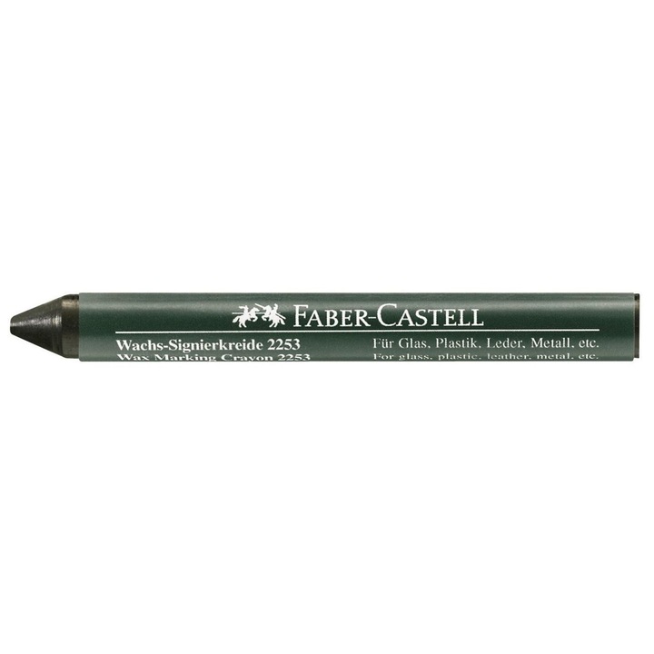 Пастел Faber-Castell 2253, Восъчен, Гланцови повърхности, Черен