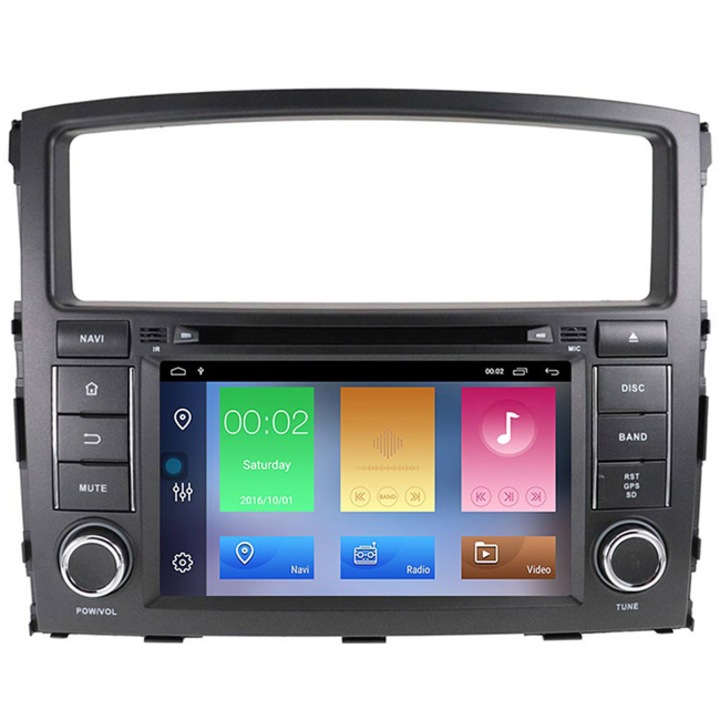 Мултимедия Hesperus за Mitsubishi Pajero, Двоен дин с GPS, DVD, Android 13