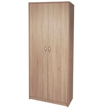 Dulap cu 2 usi, LOREN, 6 polite, Cires, Pal, 35x74x180 cm Dulap cu 2 usi, LOREN, 6 polite, Cires, Pal, 35x74x180 cm