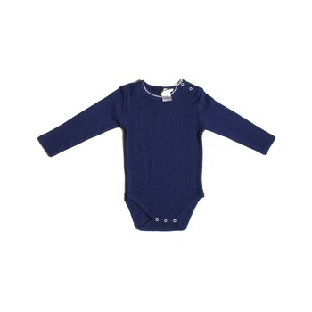 Body baby maneca lunga, Sofiaman, 17556X, 12L, bleumarin Body baby maneca lunga, Sofiaman, 17556X, 12L, bleumarin