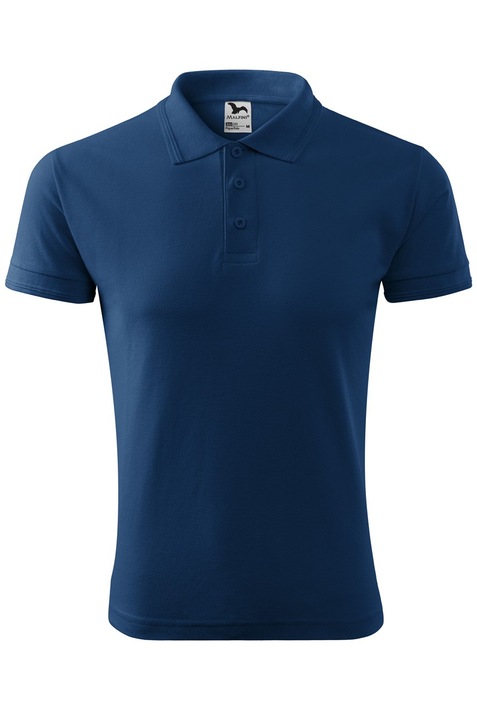 Мъжка поло тениска Malfini Pique, тъмносиньо, 3XL