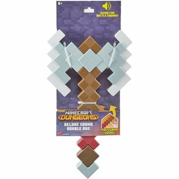 Figurina Topor Minecraft Dungeons Deluxe cu sunet 42 cm Figurina Topor Minecraft Dungeons Deluxe cu sunet 42 cm