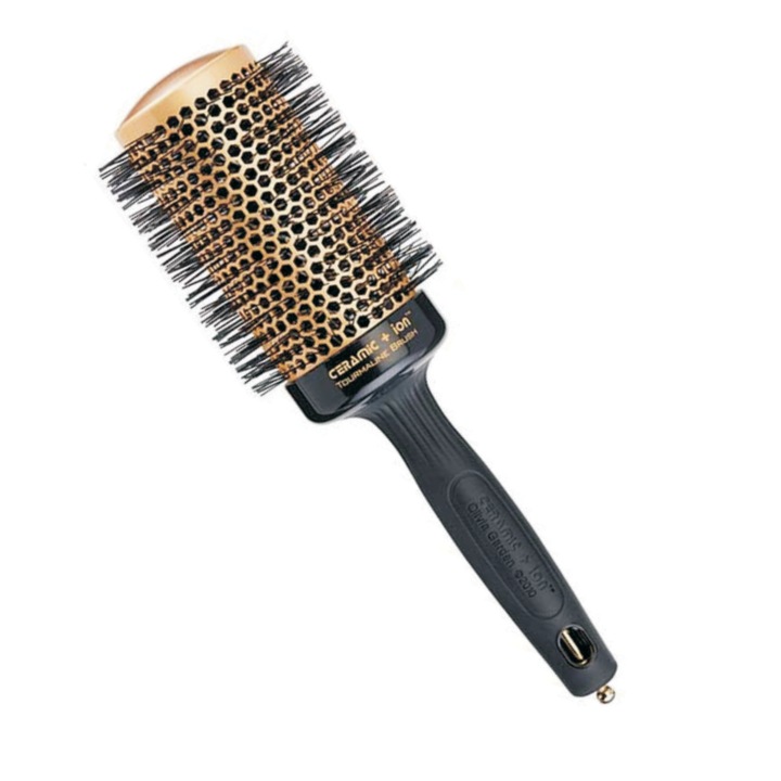 Perie de par Olivia Garden Ceramic+Ion Black-Gold Thermal Brush 55mm