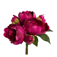 Buchet Bujori artificiali fucsia 31cm