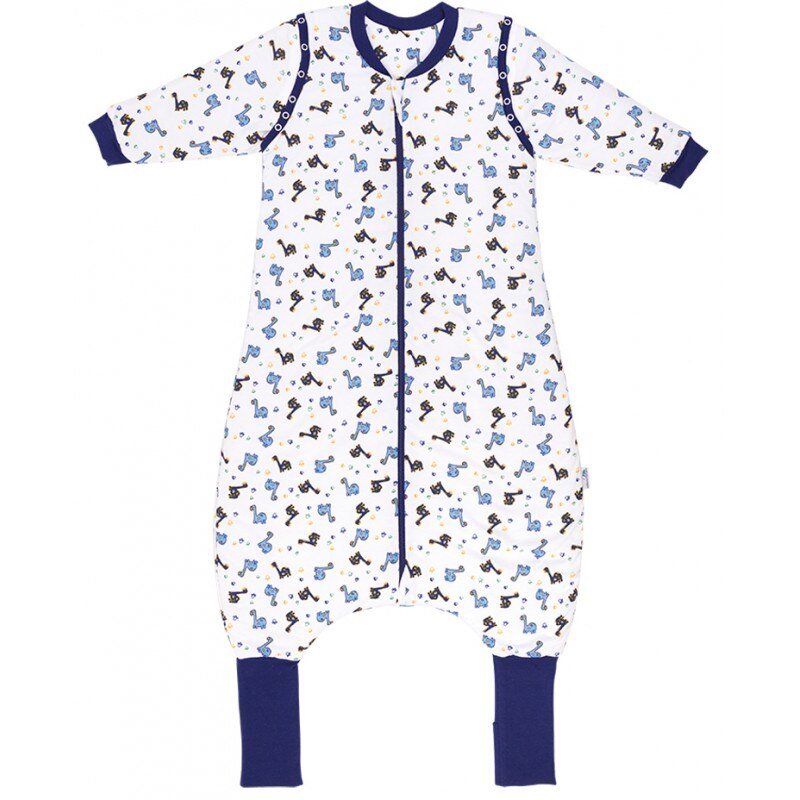 Sac de dormit cu picioruse si maneca lunga detasabila Dinosaur 3-4 ani 3.5 Tog
