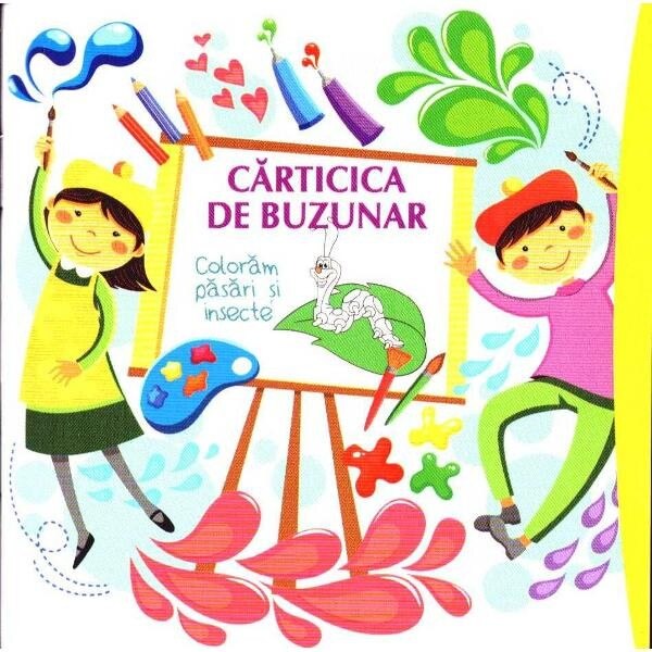 Carticica de buzunar: Coloram pasari si insecte