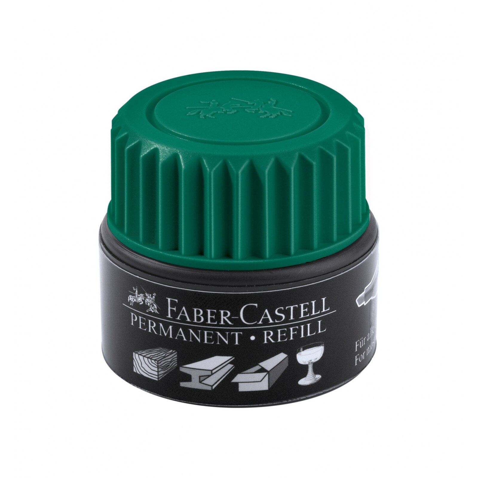 Refill Marker Permanent Grip Faber-Castell, Verde