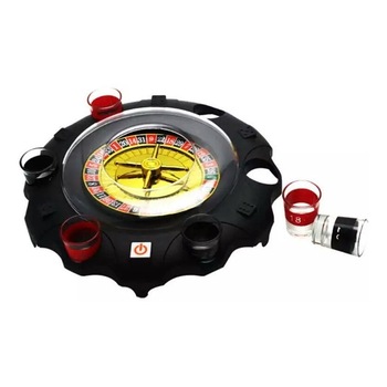 Ruleta electronica cu shoturi, 6 pahare, 27 x 6 cm Ruleta electronica cu shoturi, 6 pahare, 27 x 6 cm