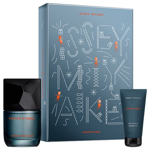 Set Issey Miyake, Fusion d'Issey, Barbati: Apa de Toaleta, 50 ml + Gel de dus, 75 ml