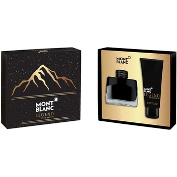 Set Mont Blanc, Legend, Barbati: Apa de Parfum, 50 ml + Gel de dus, 100 ml Set Mont Blanc, Legend, Barbati: Apa de Parfum, 50 ml + Gel de dus, 100 ml