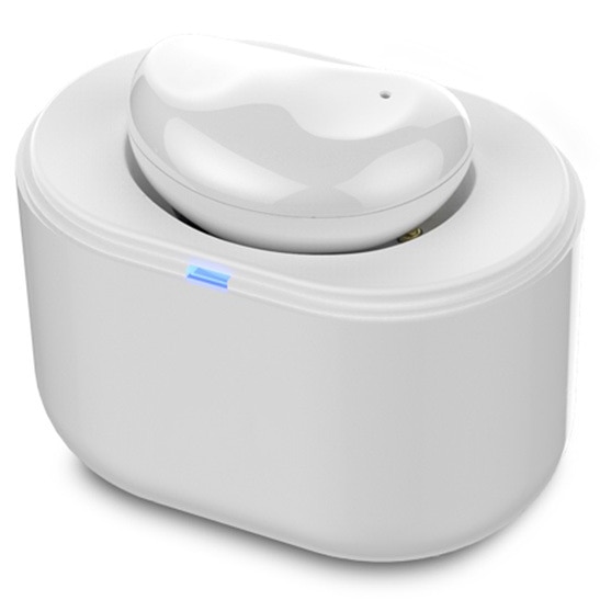 Casca Bluetooth In-Ear Remax RB-T25, Smart Touch, Carcasa de incarcare, White