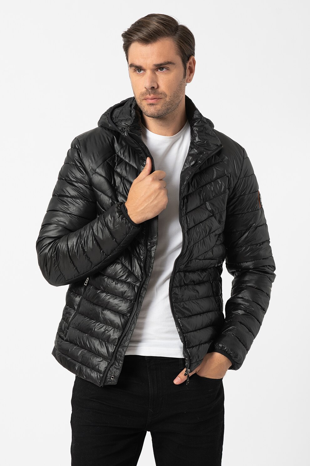 Geographical Norway, Geaca usoara cu gluga Alfred, Negru