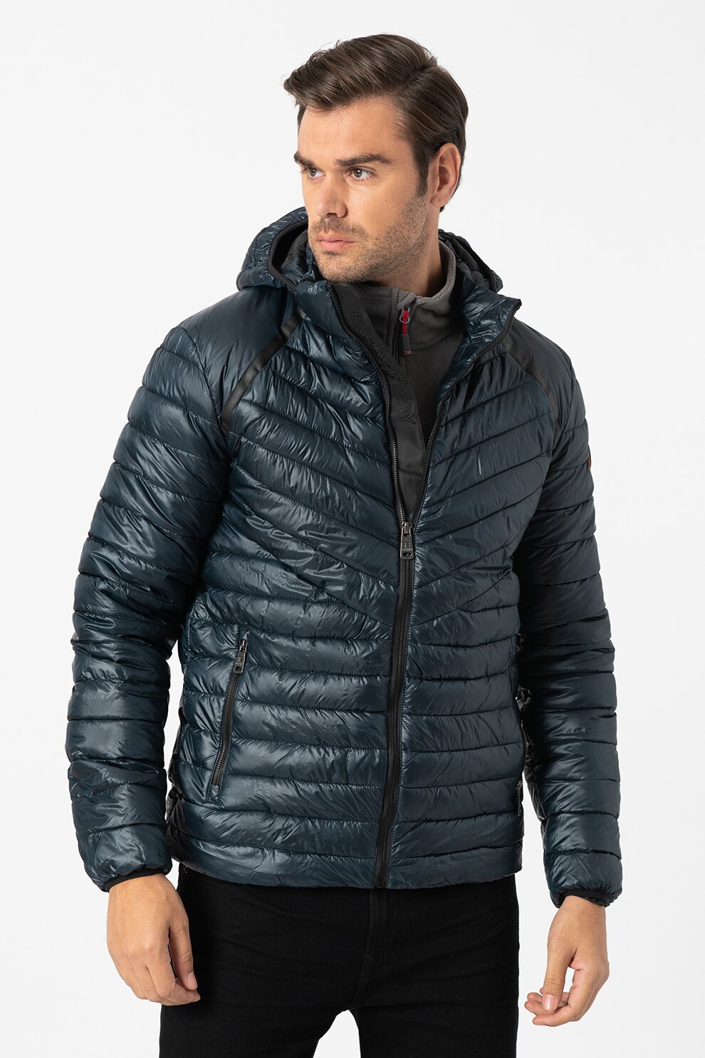 Geographical Norway, Geaca usoara cu gluga Alfred, Albastru petrol